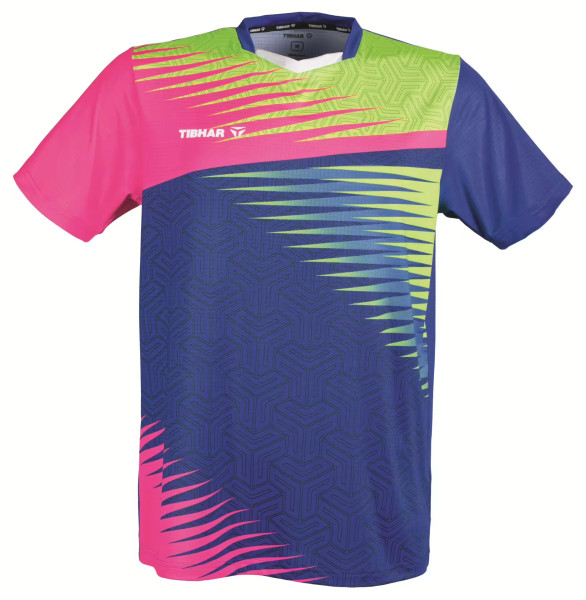 Tibhar AZUR_TT-Shirt_pink_yellow_blue__1